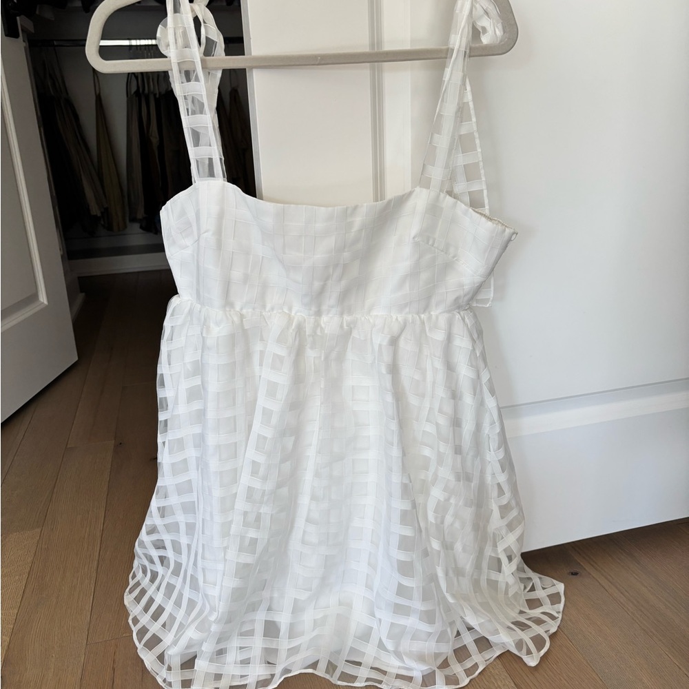 Amanda Uprichard White Mini Dress